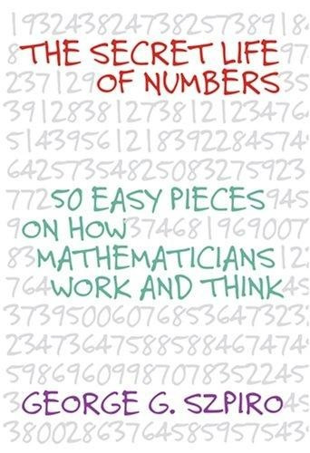 50 Easy Pieces on How Mathematicians Work and Think
Most of us picture mathematicians laboring before a chalkboard, scribbling numbers and obscure symbols as they mutter unintelligibly. This lighthearted (but realistic) sneak-peak into the everyday world of mathematicians turns that stereotype on its head.Most people have little idea what mathematicians do or how they think. It's often difficult to see how their seemingly arcane and esoteric work applies to our own everyday lives. But mathematics also holds a special allure for many people. We are drawn to its inherent beauty and fascinated by its complexity?but often intimidated by its presumed difficulty. The Secret Life of Numbers opens our eyes to the joys of mathematics, introducing us to the charming, often whimsical side, of the discipline. Divided into several parts, the book looks at interesting and largely unknown historical tidbits, introduces the larger than- life practitioners of mathematics through the ages, profiles some of the most significant unsolved conjectures, and describes problems and puzzles that have already been solved. Rounding out the table of contents is a host of mathematical miscellany all of which add up to 50 fun, sometimes cheeky, short takes on the field. Chock full of stories, anecdotes, and entertaining vignettes, The Secret Life of Numbers shows us how mathematics really does affect almost every aspect of life.
