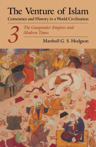 The Venture of Islam has been honored as a magisterial work of the mind since its publication in early 1975. In this three-volume study, illustrated with charts and maps, Hodgson traces and interprets the historical development of Islamic civilization from before the birth of Muhammad to the middle of the twentieth century. This work grew out of the famous course on Islamic civilization that Hodgson created and taught for many years at the University of Chicago. 
In this concluding volume of The Venture of Islam , Hodgson describes the second flowering of Islam: the Safavi, Timuri, and Ottoman empires. The final part of the volume analyzes the widespread Islamic heritage in today's world. 
"This is a nonpareil work, not only because of its command of its subject but also because it demonstrates how, ideally, history should be written." 
The New Yorker 
