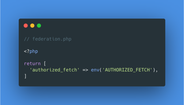 Pixelfed authorized fetch config