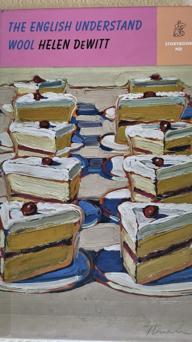 Book cover featuring pieces of cake