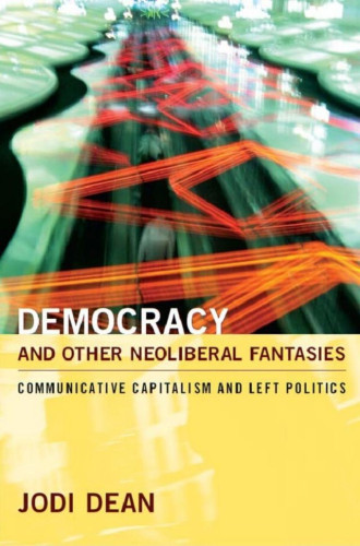 Through an assessment of the ideologies underlying contemporary political culture, Jodi Dean takes the left to task for its capitulations to conservatives and its failure to take responsibility for the extensive neoliberalization implemented during the Clinton presidency. She argues that the left’s ability to develop and defend a collective vision of equality and solidarity has been undermined by the ascendance of “communicative capitalism,” a constellation of consumerism, the privileging of the self over group interests, and the embrace of the language of victimization. As Dean explains, communicative capitalism is enabled and exacerbated by the Web and other networked communications media, which reduce political energies to the registration of opinion and the transmission of feelings. The result is a psychotic politics where certainty displaces credibility and the circulation of intense feeling trumps the exchange of reason. 
Dean’s critique ranges from her argument that the term democracy has become a meaningless cipher invoked by the left and right alike to an analysis of the fantasy of free trade underlying neoliberalism, and from an examination of new theories of sovereignty advanced by politicians and left academics to a look at the changing meanings of “evil” in the speeches of U.S. presidents since the mid-twentieth century. She examines questions of truth, knowledge, and power in relation to 9/11 conspiracy theories. 
