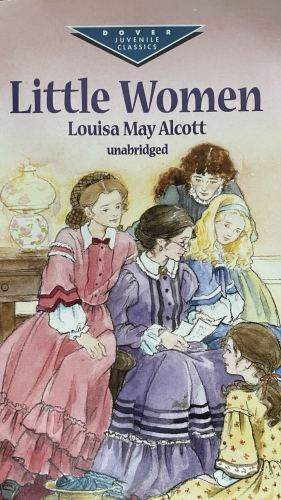 Image of book cover featuring a mother and four daughters 