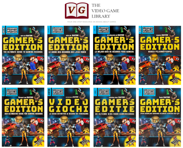 A series of 8 different language covers for Guinness World Records 2018: Gamer's Edition. 