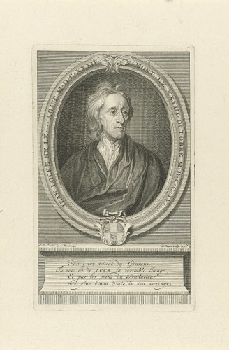 Portret van John Locke.